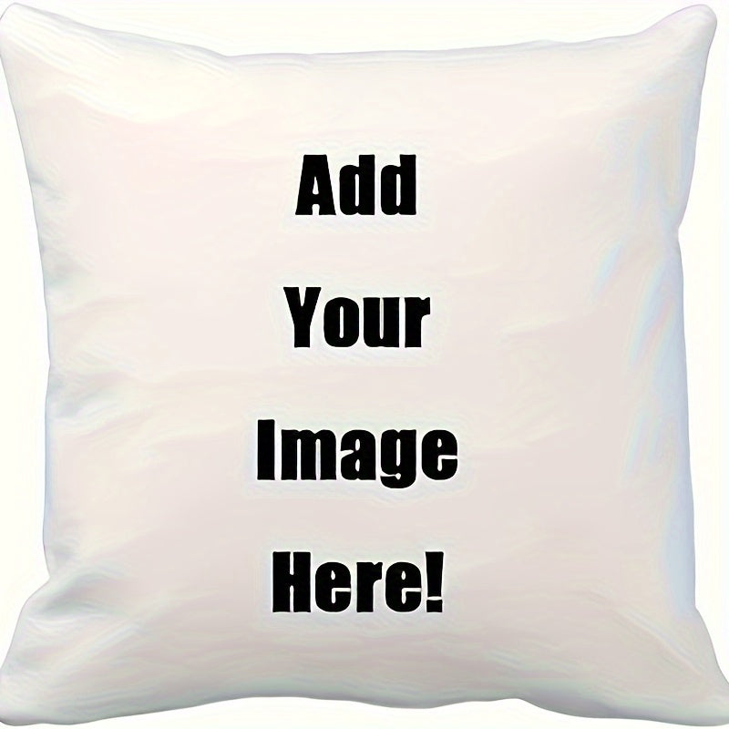1pc Personalized Throw Pillows With Custom Photos For Dogs And Cats Pets, Insert Custom Pictures For Single-sided Printing, Pet Memorial Gift For Dogs Passing Away For Living Room Decor, And Sofa Decor