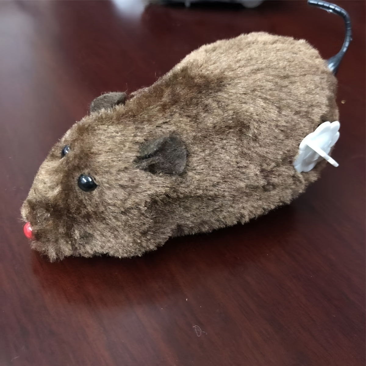 Interactive Plush Mouse Cat Toy - Wind-Up, Durable Plastic, Perfect for Indoor Play & Gifts