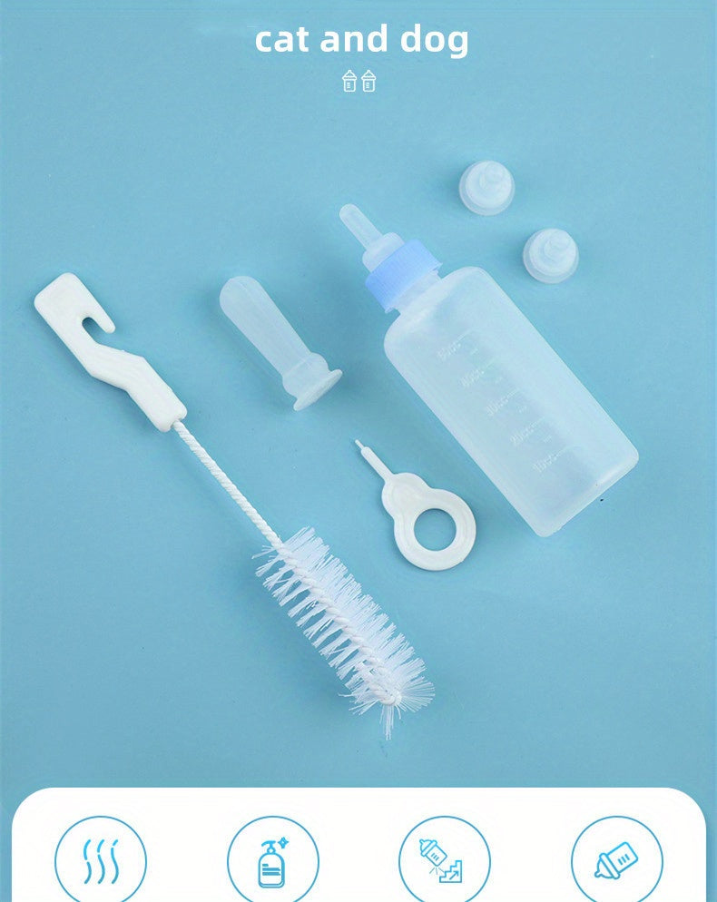 Pet Nursing Bottles Kit For Cats And Dogs Kitten Bottles Newborn Kitten Feeding Milk Bottle