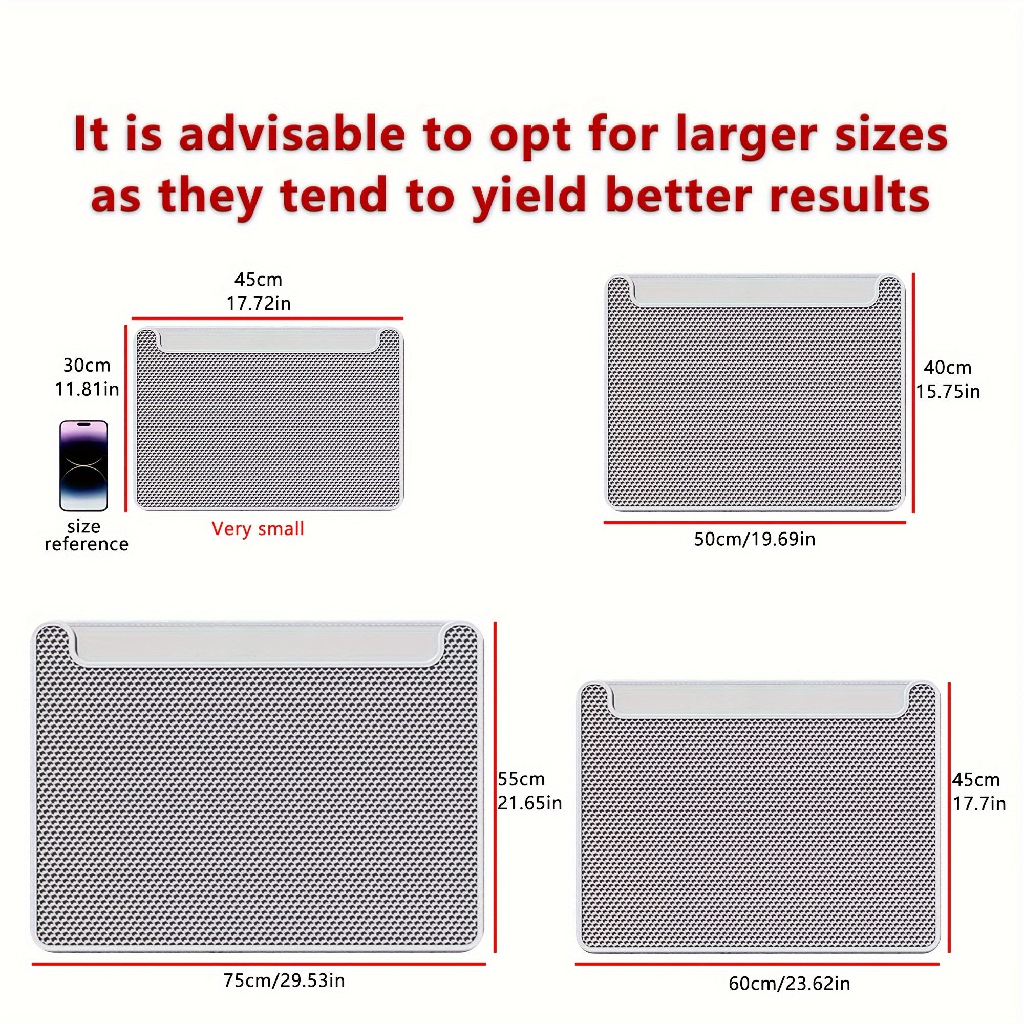 Double Layer Cat Litter Mat, Anti-splash Dust Control Easy To Clean Indoor Cat Cleaning Mat Trapping Box