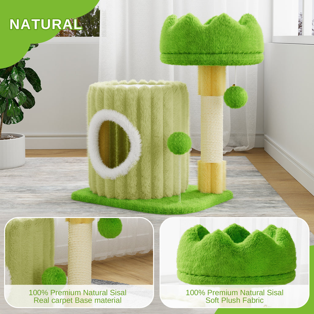 Dogat 53cm Premium Cat Tree Tower Activity Center - Spacious Large Playing House Condo for Feline Rest & Sleep - Ideal for Active Cats!