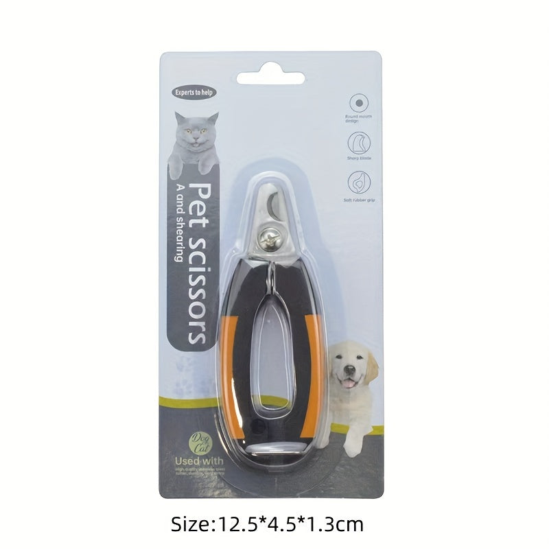 Professional Pet Nail Clipper - 1pc Scissors For Dog And Cat Paws Grooming Grinding Tool