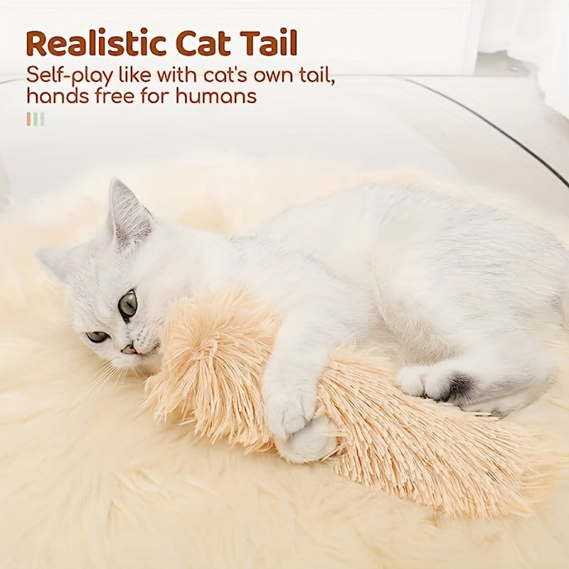 1pc Whisker Whip Cat Kicking Toy with Realistic Sand Sound Effect - Encourages Indoor Exercise, Playfulness, and Natural Hunting Instincts for Feline Friends