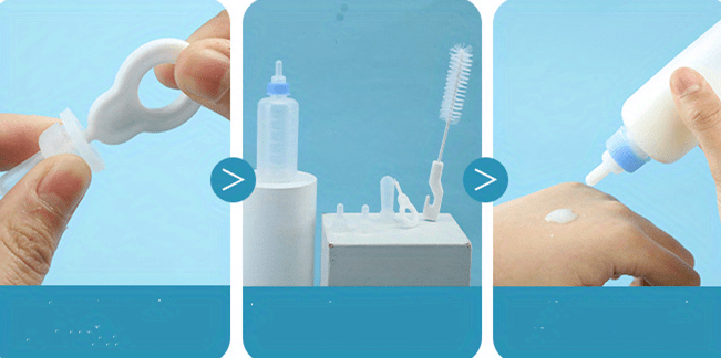 Pet Nursing Bottles Kit For Cats And Dogs Kitten Bottles Newborn Kitten Feeding Milk Bottle