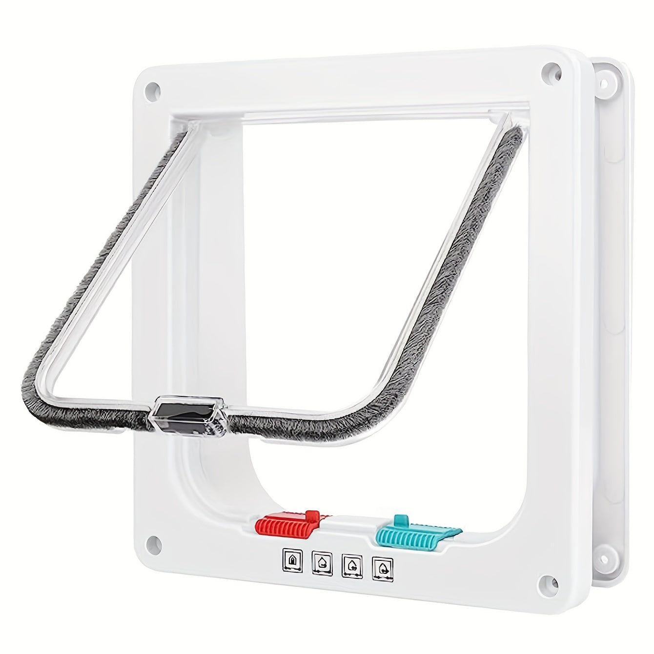 Secure And Convenient Pet Access: Multi-Function Two-Way Pet Door For Cats And Dogs