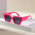 ENSARJOE Chic Rose Red Cat Eye Fashion Glasses for Women - Anti-Reflective, Fashionable Shades for Beach & Party