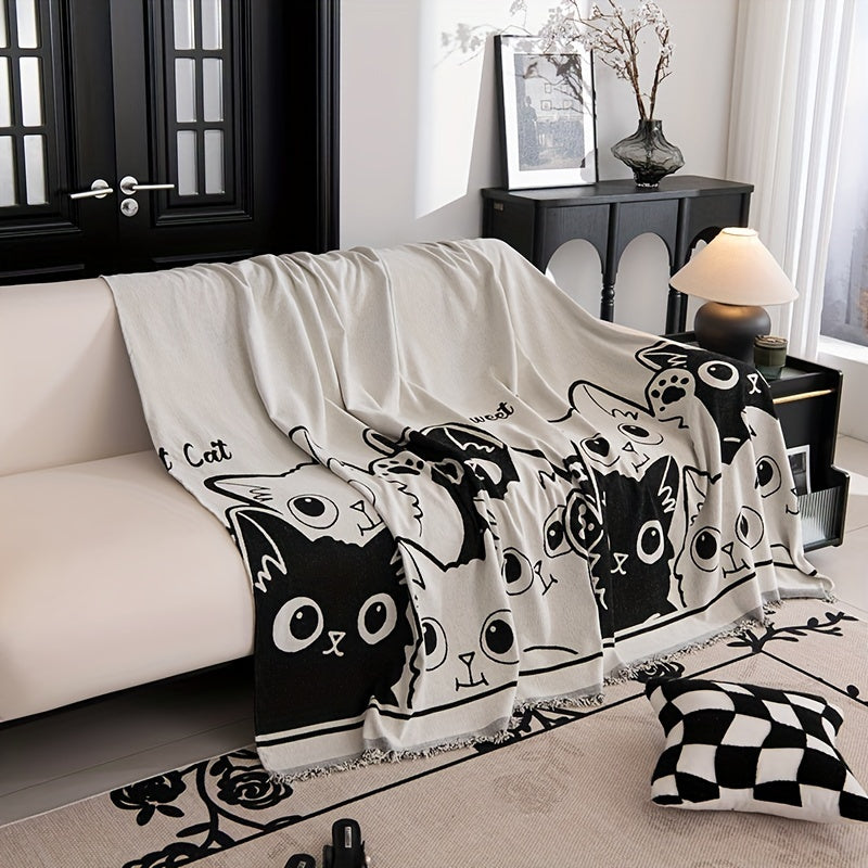 1pc Elastic Four Seasons Universal Sofa Cover Double-sided Sofa Slipcover Anti-cat Scratch Couch Cover Furniture Protector For Bedroom Office Living Room Home Decor Couch Cover Blanket Sofa Cover Blanket Sofa Throw Blanket