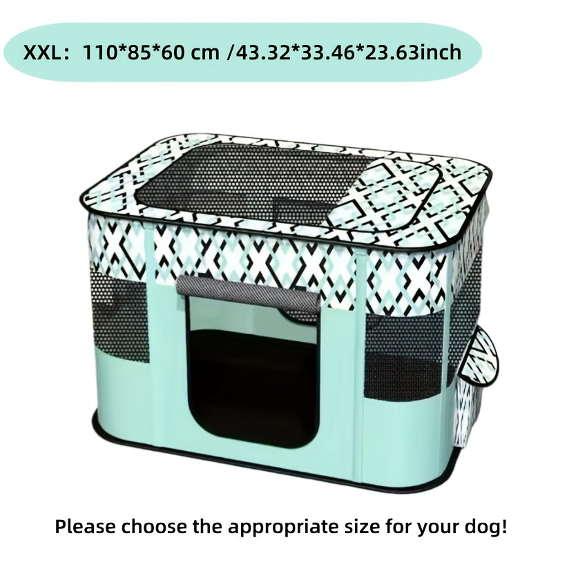 Pet Playpen for Large Dogs, Dog Playpen for Medium Large Dogs/Puppy/Cat/Rabbit/Chick Wit, Cat Playpen Puppy Kitten Playpen Portable Dog Exercise Kennel Indoor Pet Animal Playpen Dog Cat Crate for Outdoor Travel Camping, with