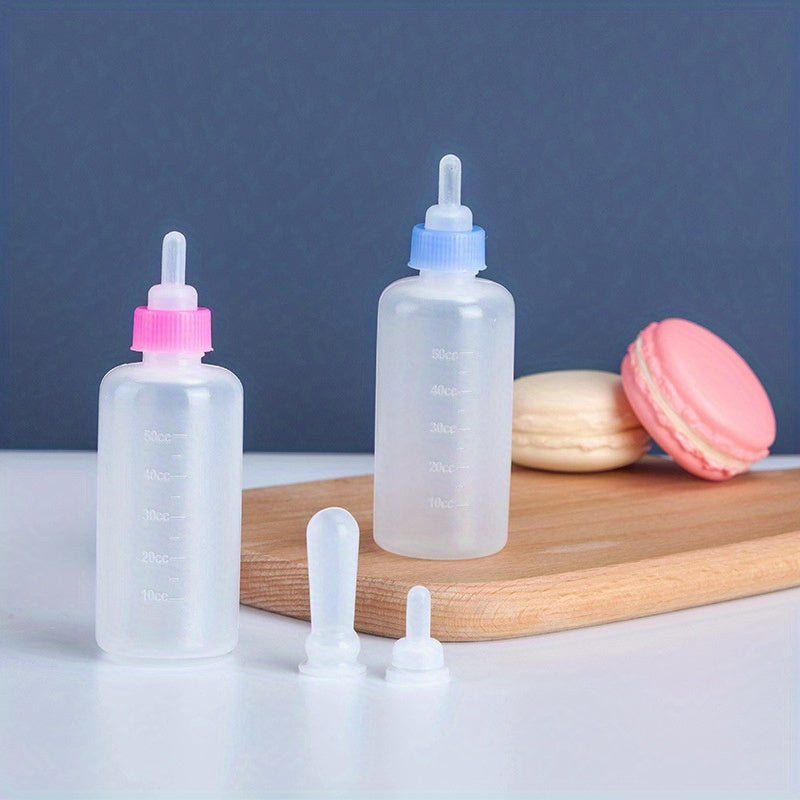 Pet Nursing Bottles Kit For Cats And Dogs Kitten Bottles Newborn Kitten Feeding Milk Bottle