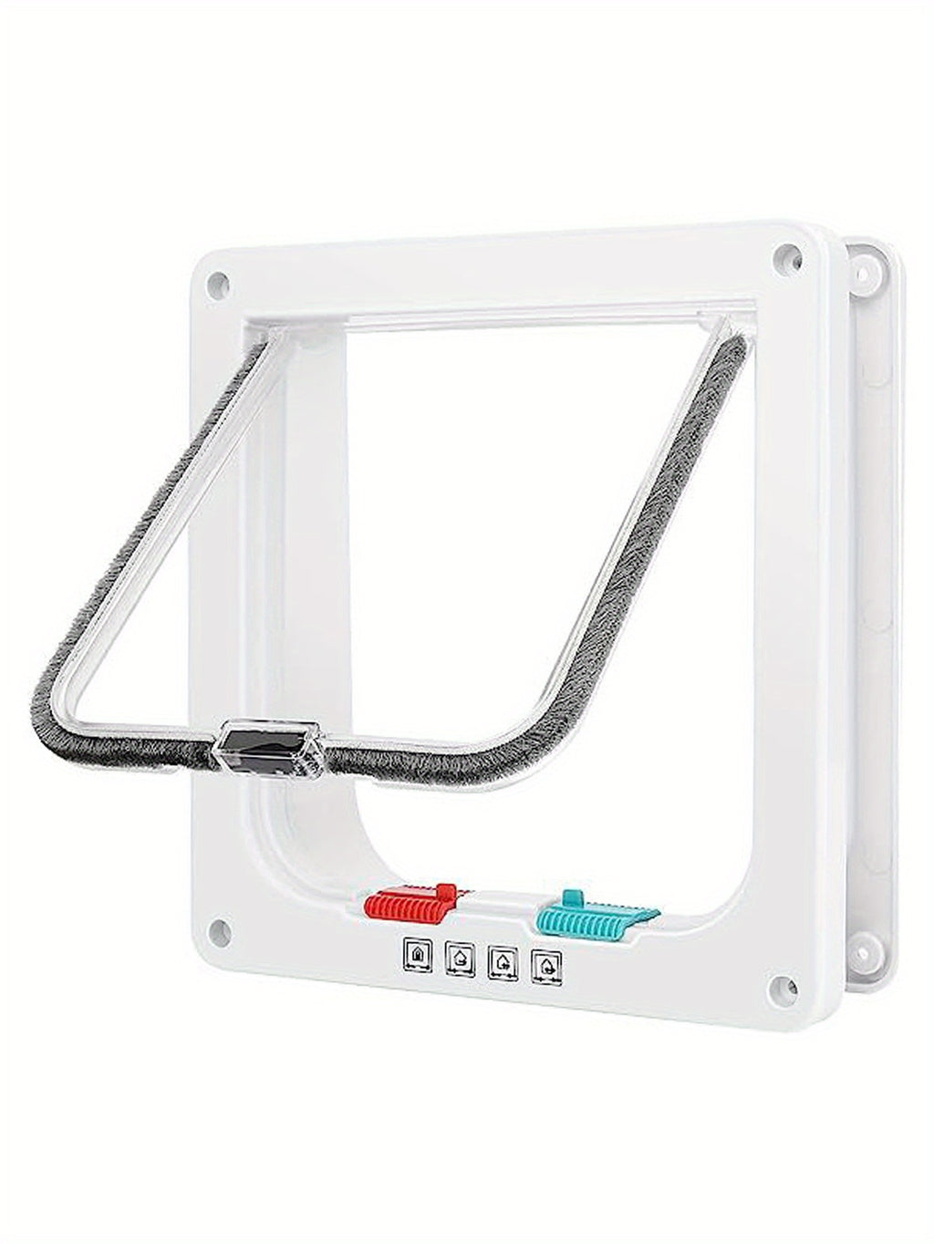 Secure And Convenient Pet Access: Multi-Function Two-Way Pet Door For Cats And Dogs