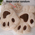 1 Pair of Adorable Kitten Claw Gloves - Soft, Thermal, Plush Knit Fabric - Perfect Cozy Christmas Gift for Friends and Family