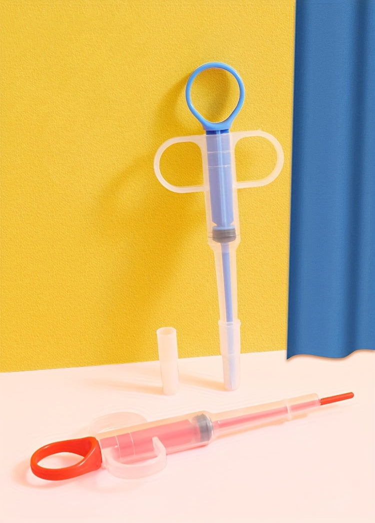 Pet Medicine Feeder For Dog And Cat, Pet Piller Guns Dog Pill Shooters Cat Tablet Soft Tip Syringes Double-headed Needle Feeding Dispenser Tool