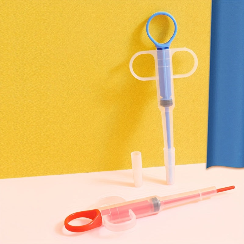 Pet Medicine Feeder For Dog And Cat, Pet Piller Guns Dog Pill Shooters Cat Tablet Soft Tip Syringes Double-headed Needle Feeding Dispenser Tool