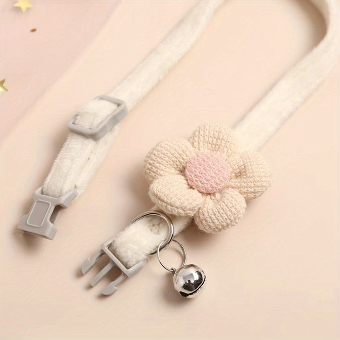 Random 1pc Pet Bell Collar Cute Dog Cat Universal Puppy Teddy Dog Collar