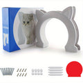 1pc Kitty Shaped Interior Cat Door - Pet Doors for Cats with Easy Installation and Space-Saving Design - Durable and Sturdy Cat Hole for Safe Passage