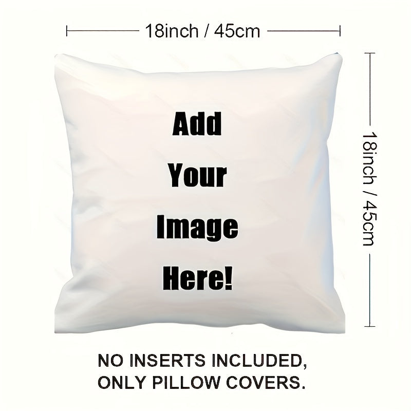 1pc Personalized Throw Pillows With Custom Photos For Dogs And Cats Pets, Insert Custom Pictures For Single-sided Printing, Pet Memorial Gift For Dogs Passing Away For Living Room Decor, And Sofa Decor