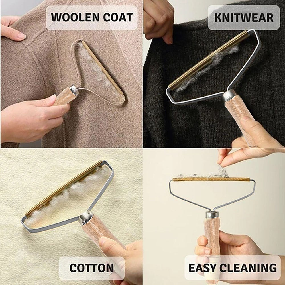 Effective Pet Hair Remover Brush For Cats And Dogs - Gently Shaves Wool And Cleans Fur For A Neat And Tidy Home