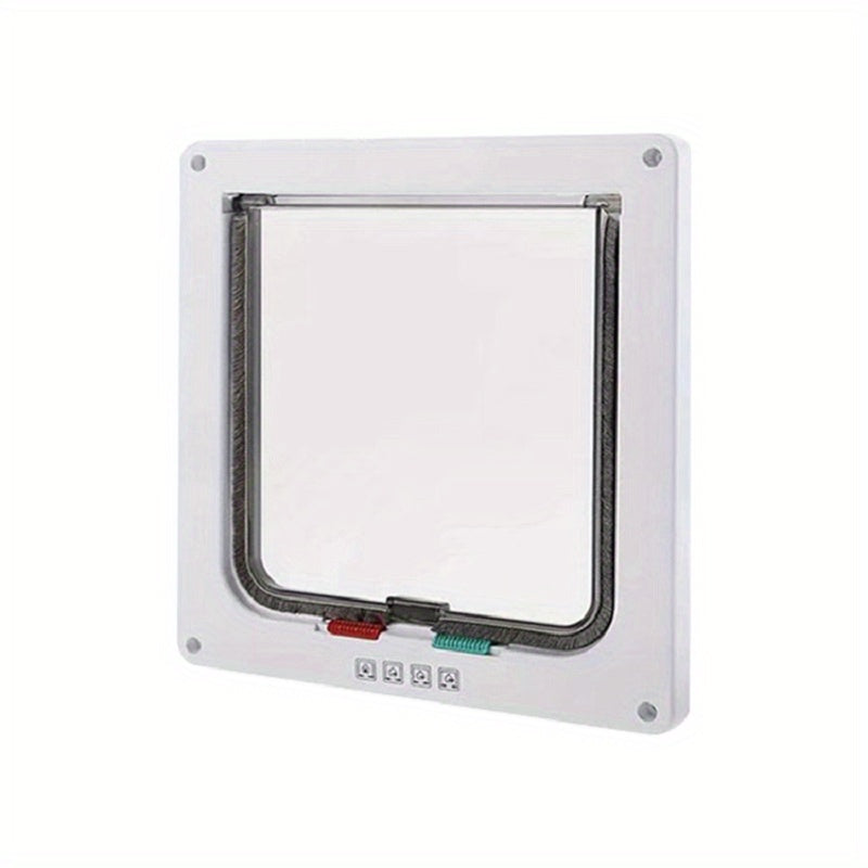Secure And Convenient Pet Access: Multi-Function Two-Way Pet Door For Cats And Dogs