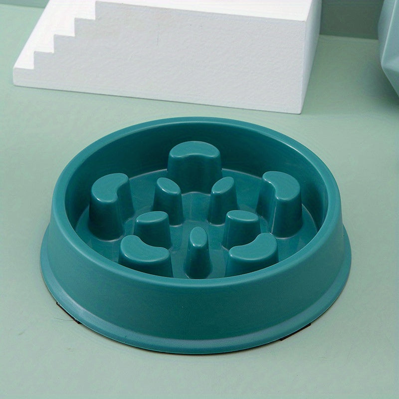 Non-Slip Slow Feeder Pet Bowl For Anxiety Relief - Prevents Choking And Promotes Healthy Eating Habits For Dogs And Cats