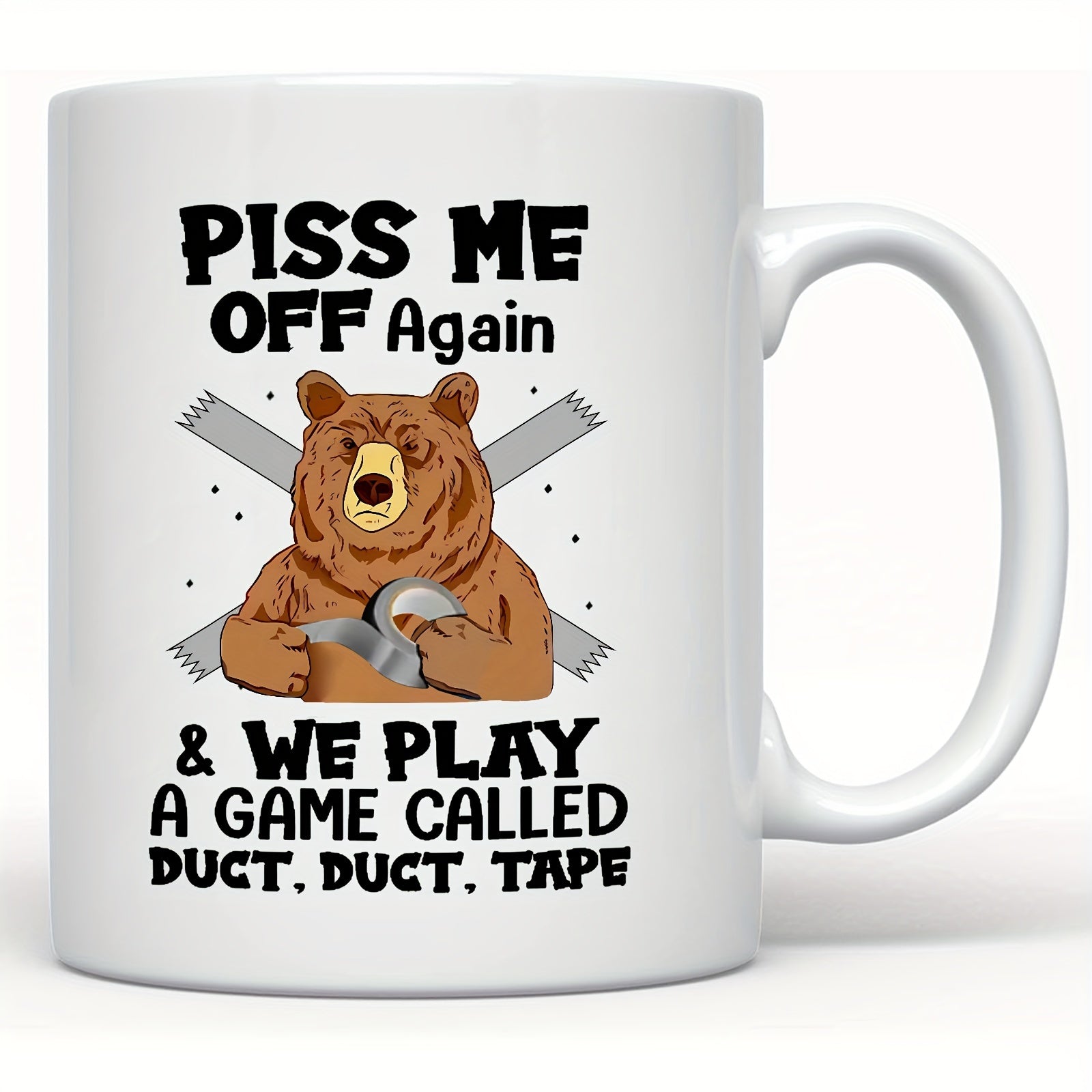 1pc Ceramic Coffee Cup - Black Cat Design - 11oz Home Office Mug For Coffee Lovers
