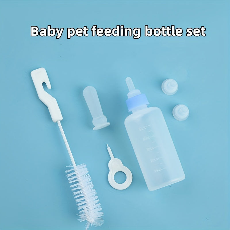 Pet Nursing Bottles Kit For Cats And Dogs Kitten Bottles Newborn Kitten Feeding Milk Bottle
