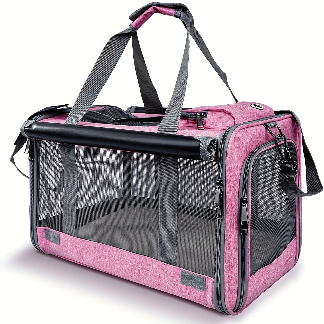 Soft-Sided Pet Carrier for Large and Medium Cats - Travel Conveniently with Privacy Protection