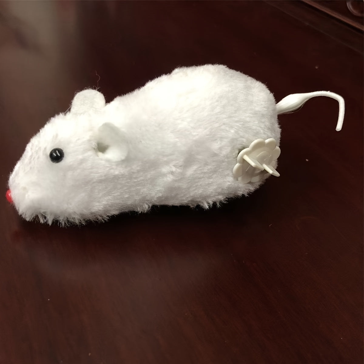 Interactive Plush Mouse Cat Toy - Wind-Up, Durable Plastic, Perfect for Indoor Play & Gifts