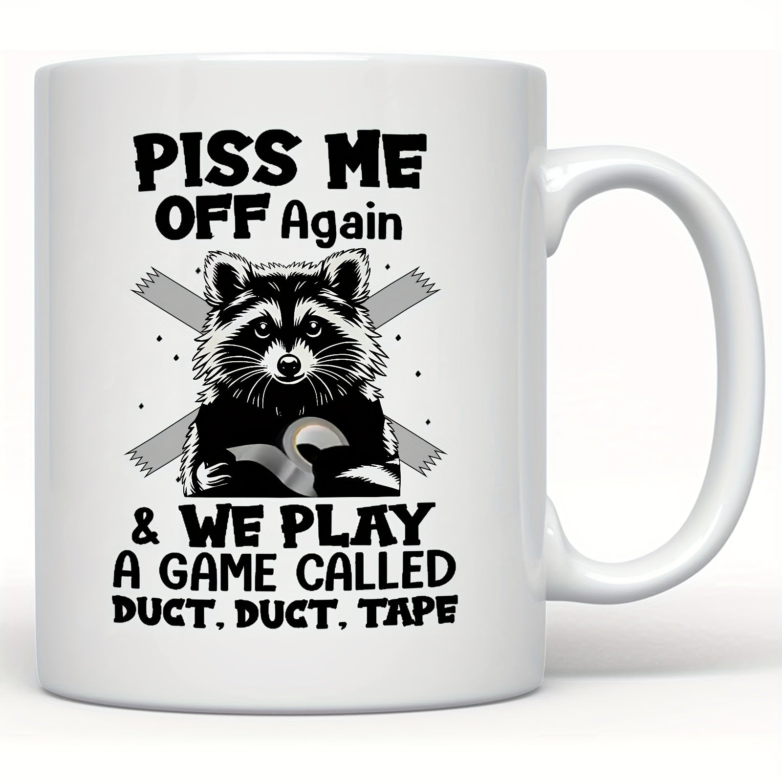 1pc Ceramic Coffee Cup - Black Cat Design - 11oz Home Office Mug For Coffee Lovers