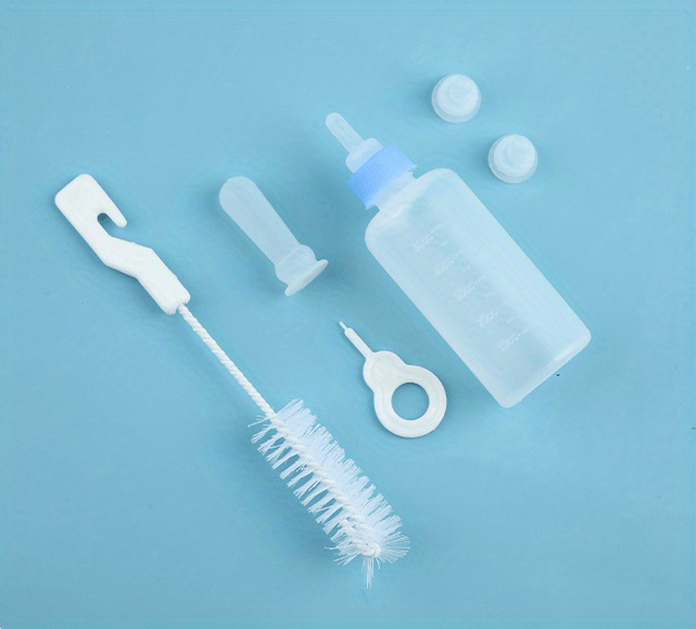 Pet Nursing Bottles Kit For Cats And Dogs Kitten Bottles Newborn Kitten Feeding Milk Bottle